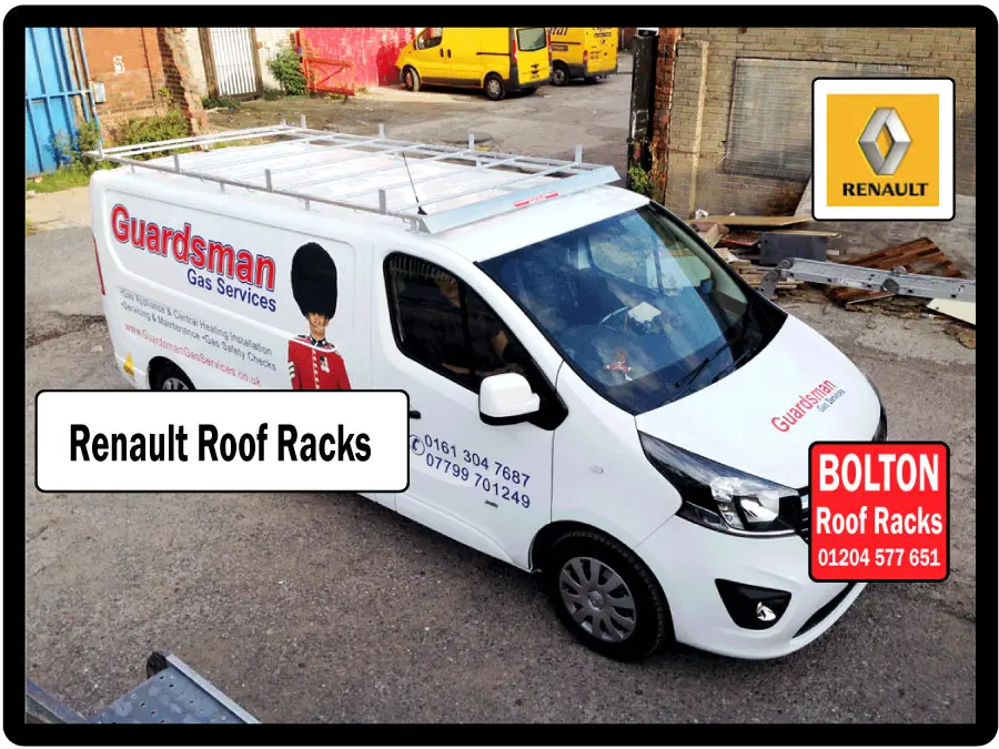 Renault Van Roof Racks made by Bolton Roof Racks