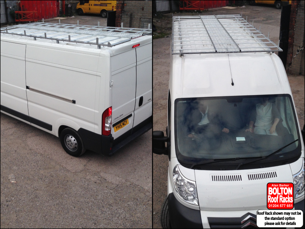 Citroen Dispatch Roof Rack made by Bolton Roof Racks
