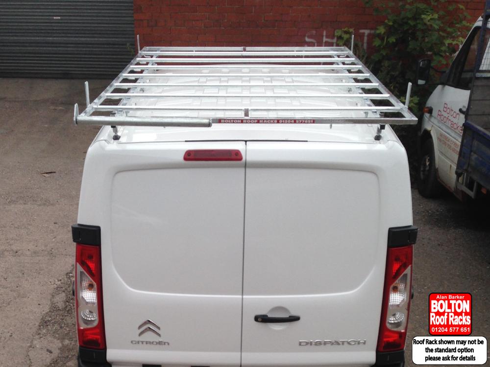 Citroen Dispatch Roof Rack made by Bolton Roof Racks