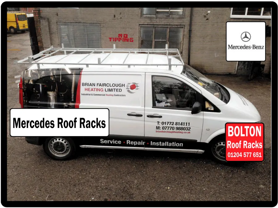 Mercedes Van Roof Racks made by Bolton Roof Racks