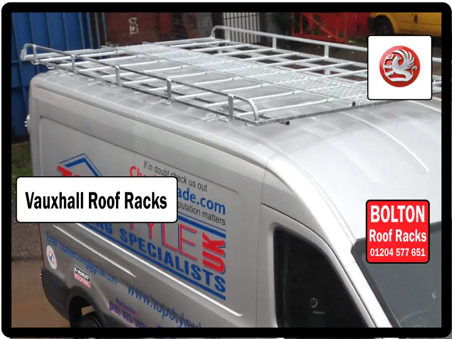 Vauxhall Van Roof Racks made by Bolton Roof Racks