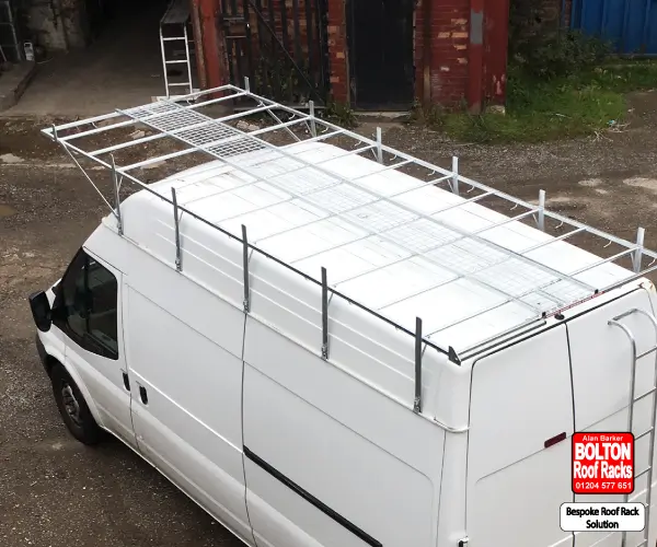 Bespoke Extended Roof Rack Solutions Rear View