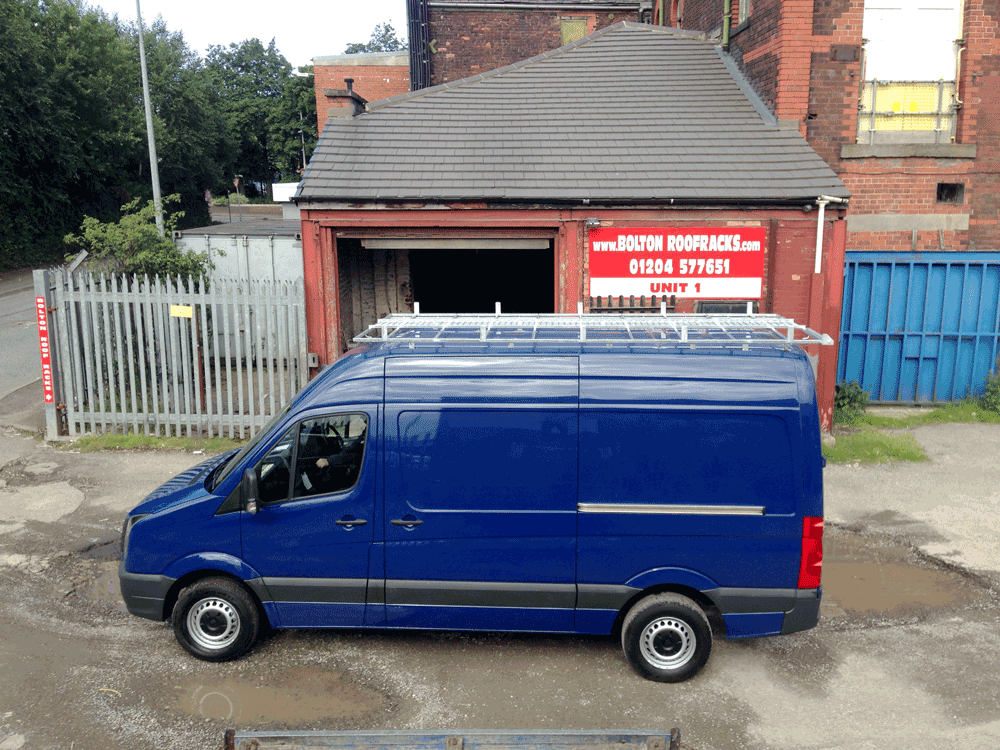 Ford Transit l2h2 Van Roof Racks made by  Bolton Roof Racks